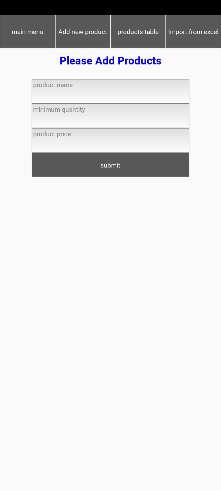 add products