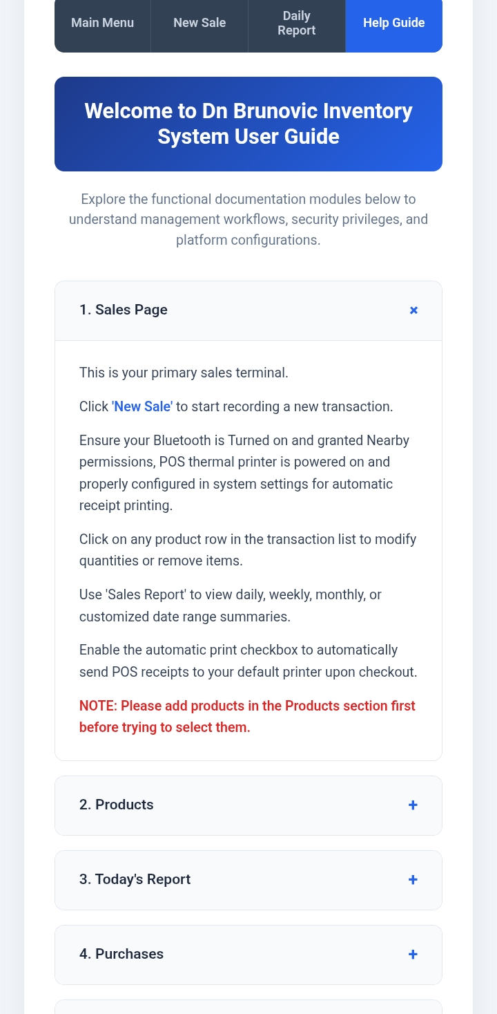 Help Page
