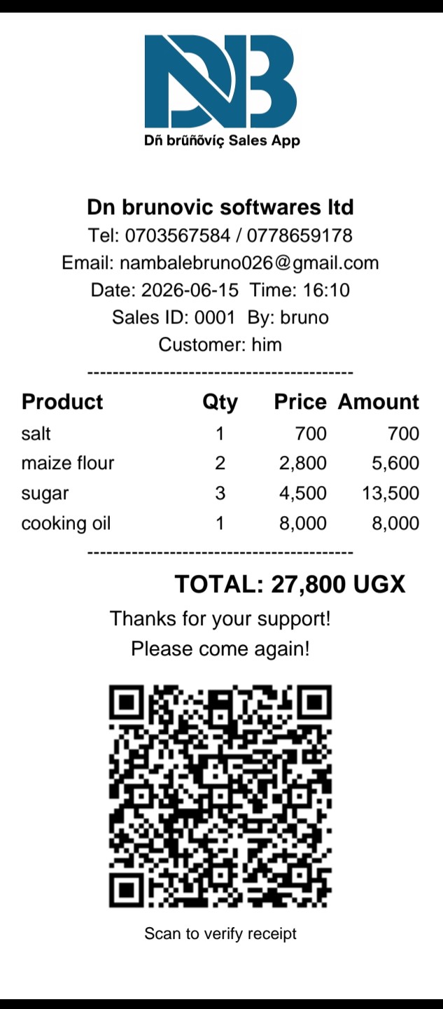 sales Receipt